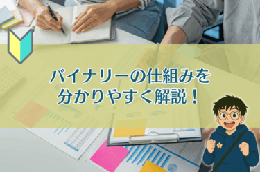 【初心者必見】バイナリーオプションの仕組みを分かりやすく解説！